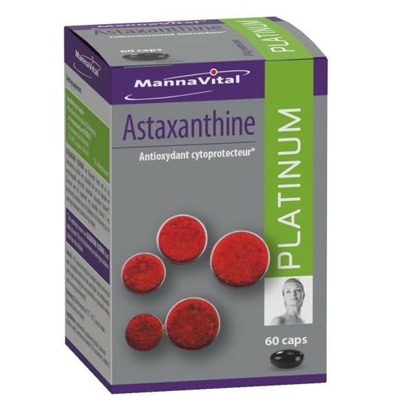 MANNAVITAL ASTAXANTHINE PLATINUM 60X CAPSULES MV