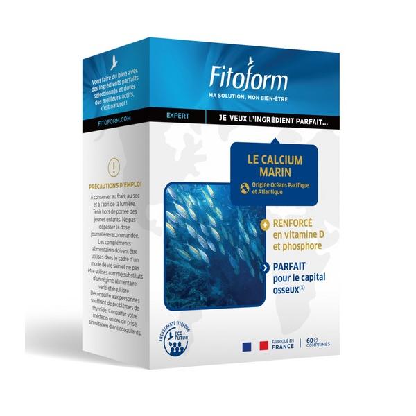 FITOFORM LE CALCIUM MARIN + VITAMINE D 60X COMPRIMES DB