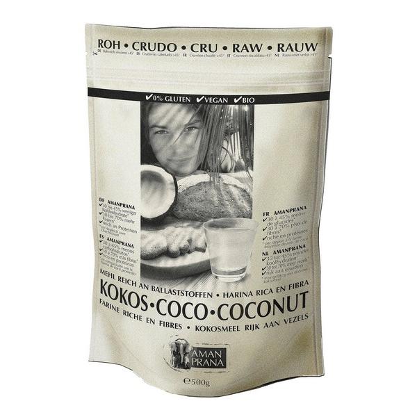 AMANPRANA FARINE DE COCO 500GR MN