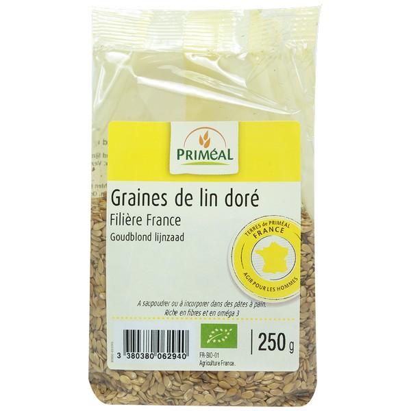 HYGIENA GRAINES DE LIN DOREE 250GR HY6