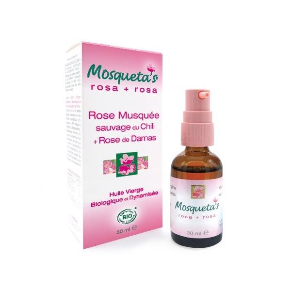 MOSQUETA'S ROSE MUSQUEE SAUVAGE + ROSE DE DAMAS HUILE VIERGE 30ML GP2