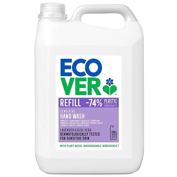 ECOVER SAVON MAINS LIQUIDE SENSIBLE LAVANDE & ALOE VERA 5L BF1