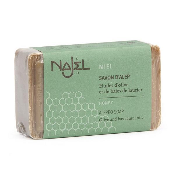 NAJEL SAVON D'ALEP MIEL OLIVE & BAIES DE LAURIER 100GR DB