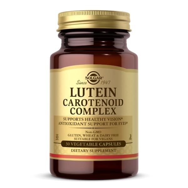 SOLGAR LUTEIN CAROTENOID COMPLEX 30X CAPSULES SG