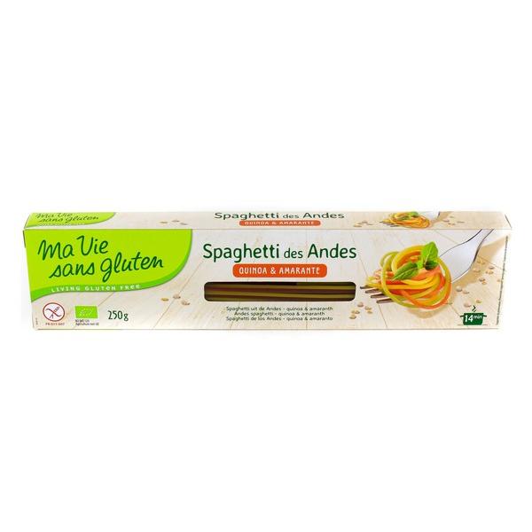 MA VIE SANS GLUTEN PATES SPAGHETTI DES ANDES 250GR HY3