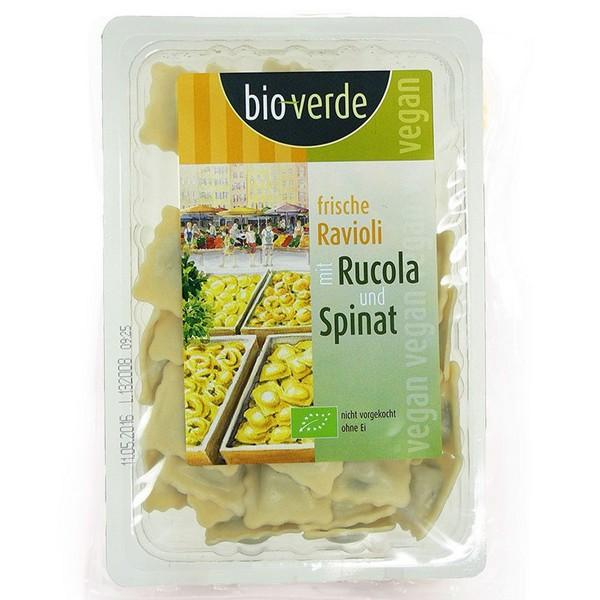 BIO VERDE RAVIOLI FRAIS ROQUETTES & EPINARDS 250GR BF6