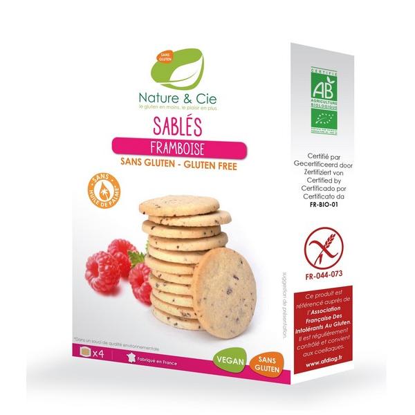 NATURE & CIE BISCUITS SABLES FRAMBOISE 4X SACHETS 135GR HY6