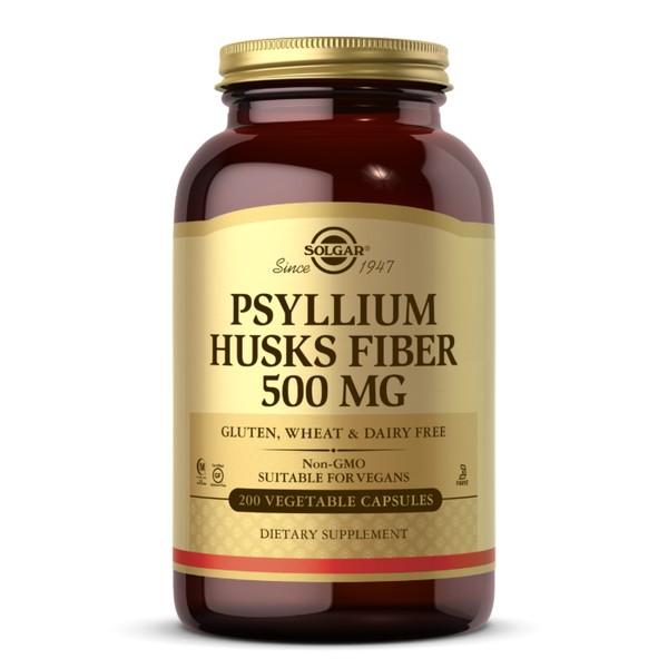 SOLGAR PSYLLIUM HUSKS FIBRE 500MG 200X CAPSULES SG