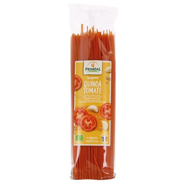 PRIMEAL PATES SPAGHETTI QUINO TOMATE 500GR HY12