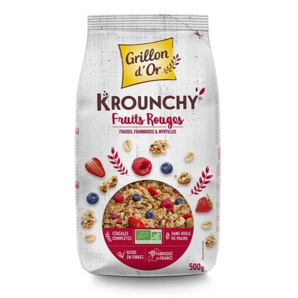 GRILLON D'OR KROUNCHY FRUITS ROUGE 500GR DB6