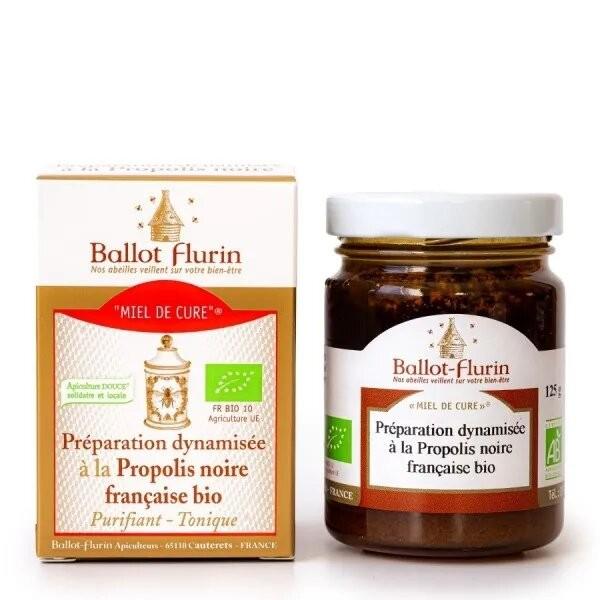 BALLOT FLURIN MIEL DE CURE PROPOLIS NOIRE FRANCAISE 125GR DB1