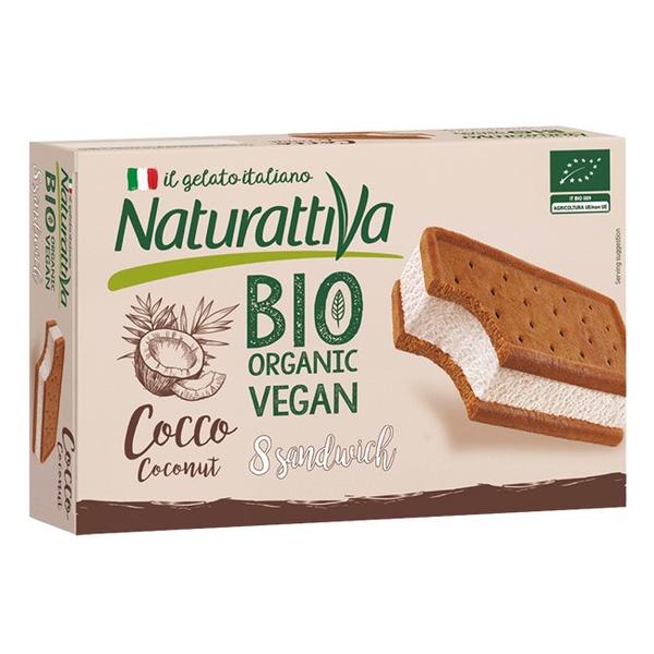 NATURATTIVA GLACE AU COCO AVEC BISCUIT 8X40GR MR6