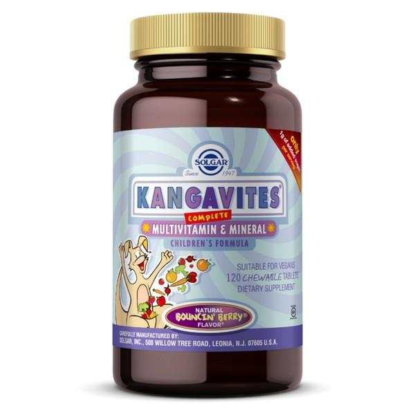 SOLGAR KANGAVITES MULTIVATAMIN POUR ENFANTS 120X TABLETS SG