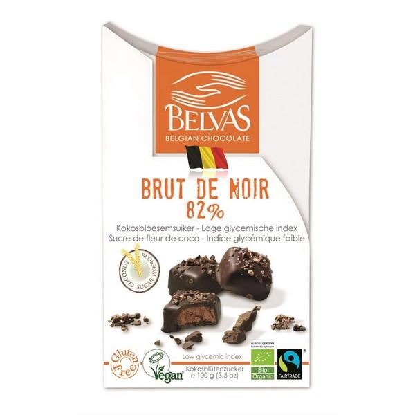 BELVAS CHOCOLAT BRUT NOIR 82% 100GR BF