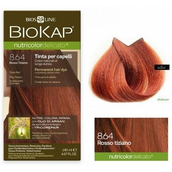 BIOKAP 8.64 TITLAN ROUGE 140ML NUTRICOLOR DELICATO MN