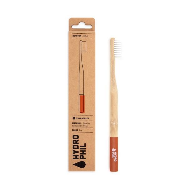 HYDROPHIL BROSSE A DENT BAMBO ADULTE ROUGE MEDIUM MR12