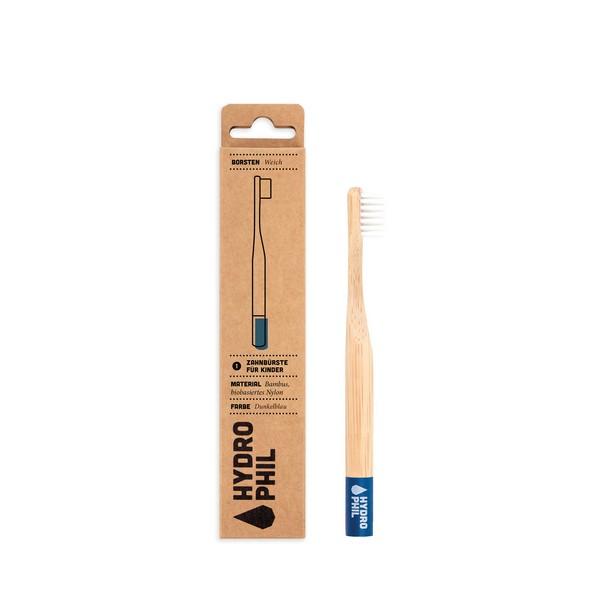 HYDROPHIL BROSSE A DENT BAMBO ENFANT BLEU FONCE SOFT MR12