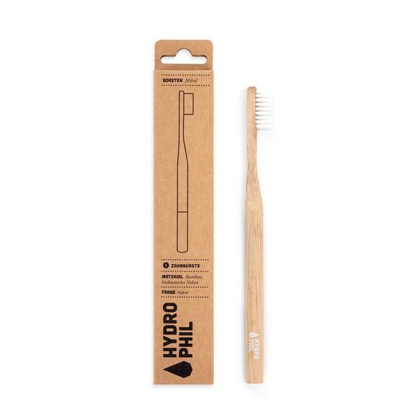 HYDROPHIL BROSSE A DENT ADULTE BAMBO NATUREL MEDIUM MR12