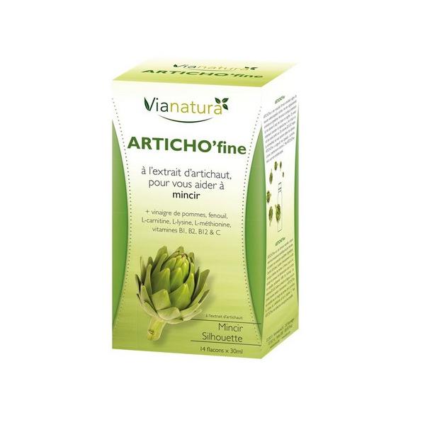 VIANATURA ARTICHO'FINE AIDE MINCEUR 14x FLACONS X 30ML OCB