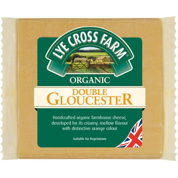 LYE CROSS FARM DOUBLE GLOUCESTER 245GR BF10