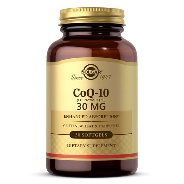 SOLGAR COQ-10 CO-ENZYME 30MG 30X GELULES SG