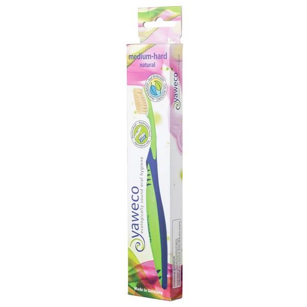 YAWECO BROSSE A DENT NATURE MEDIUM-HARD DF6