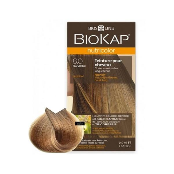 BIOKAP 8.0 BLOND CLAIR 140ML NUTRICOLOR MN