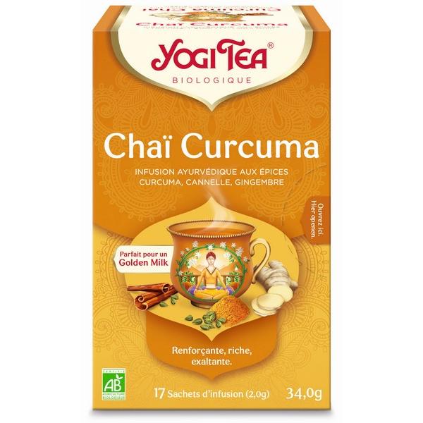 YOGI TEA CHAI CURCUMA 17X SACHETS 34GR BF6