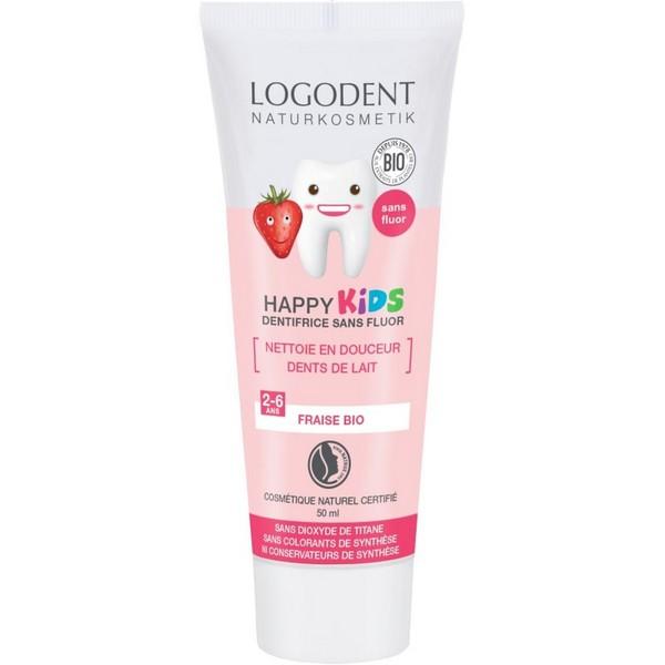 LOGODENT DENTIFRICE ENFANT HAPPY KIDS FRAISE 50ML RS6