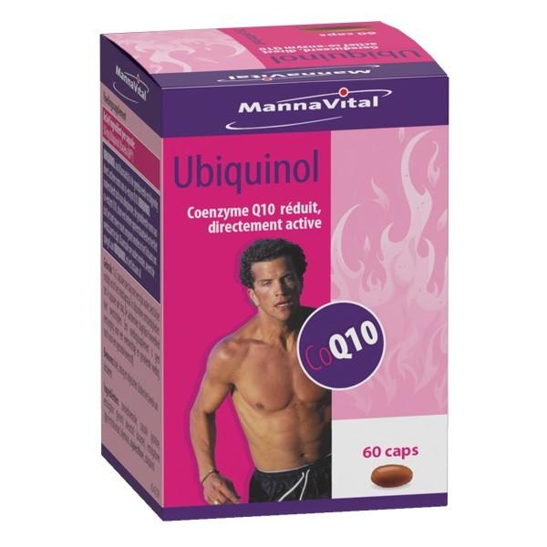 MANNAVITAL UBIQUINOL + CO-ENZYME Q10 60X CAPSULES MV