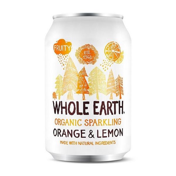 WHOLE EARTH BOISSON A L'ORANGE & CITRON 330ML BF24