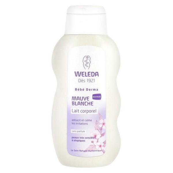 WELEDA LAIT CORPOREL MAUVE BLANCHE 200ML MR3