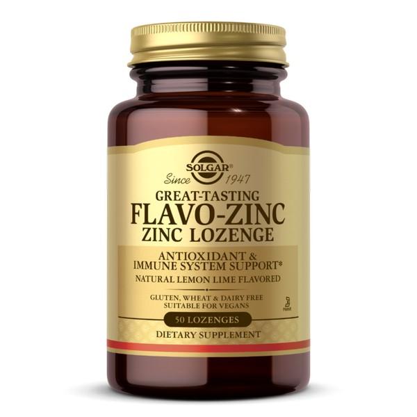 SOLGAR FLAVO-ZINC LOZENGE 50X PASTILLES SG