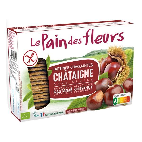 LE PAIN DES FLEURS TARTINES CHATAIGNE 300GR HY8