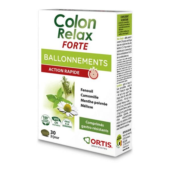 ORTIS COLON RELAX BALLONNEMENTS ACTION RAPIDE 30X COMPRIMES MR1