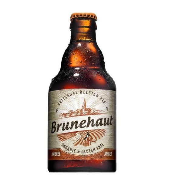 BRUNEHAUT BIERE AMBRE SANS GLUTEN 6.5% 33CL MV24