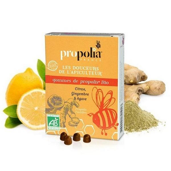 PROPOLIA GOMMES PROPOLIS CITRON, GINGEMBRE & AGAVE 45GR MN21