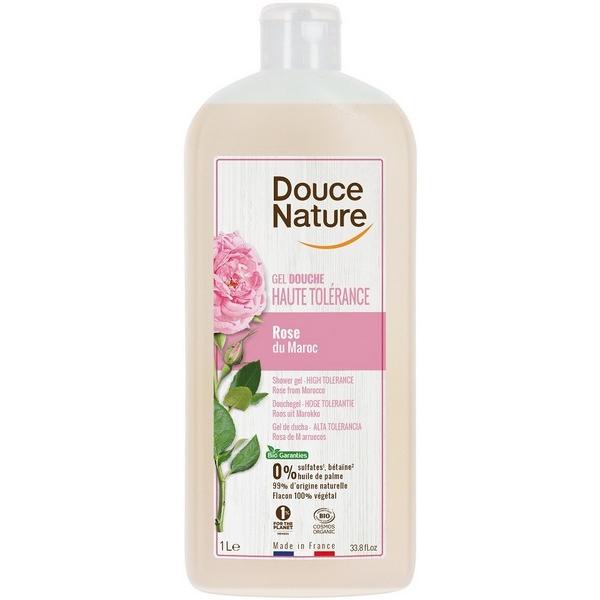 DOUCE NATURE GEL DOUCHE A LA ROSE HAUTE TOLERANCE 1L HY6