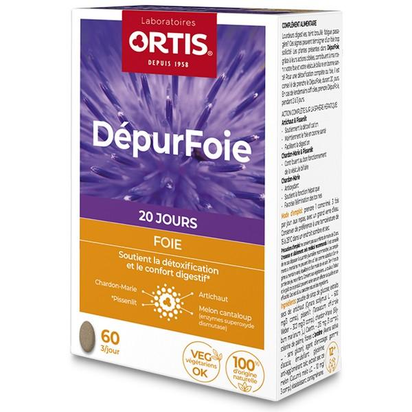 ORTIS DEPUR FOIE DIGESTION 60X COMPRIMES MR1