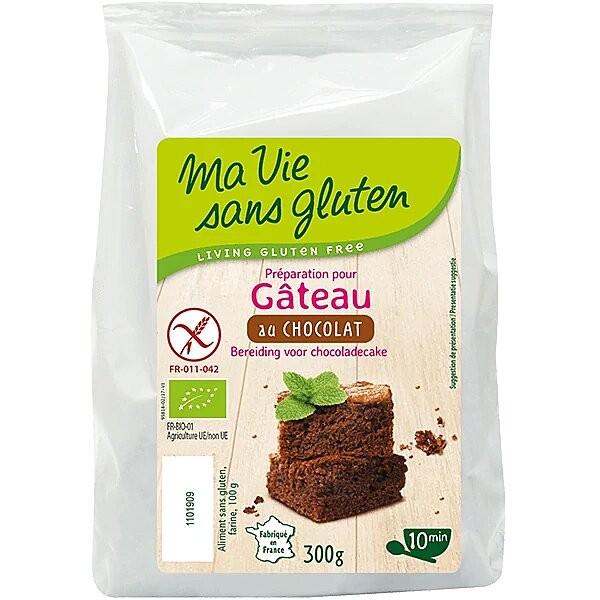 MA VIE SANS GLUTEN PREPARATION GATEAUX CHOCOLAT 300GR HY8