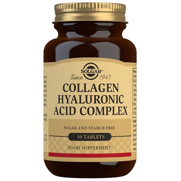 SOLGAR COLLAGENE HYALURONIC ACID COMPLEX 30X TABLETS SG