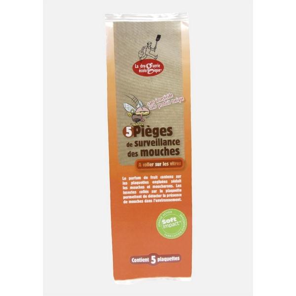 LA DROGUERIE ECOLOGIQUE PIEGES A MOUCHES  5X PIEGES MR20