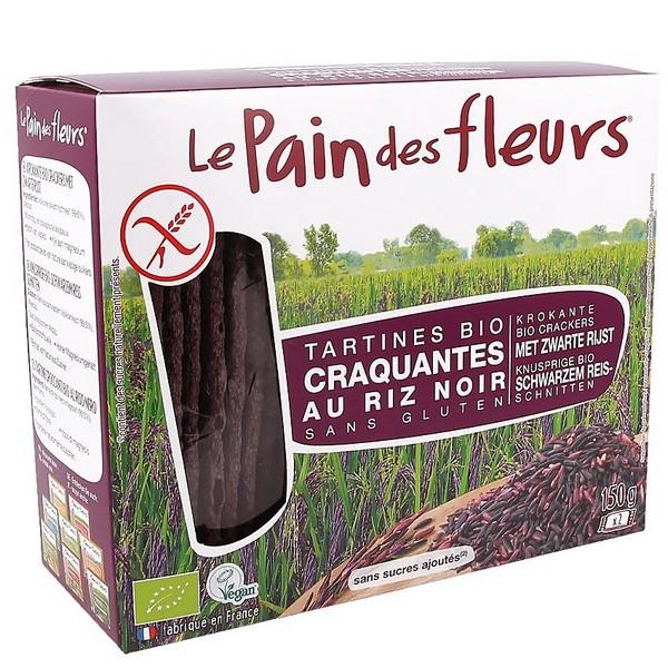 LE PAIN DES FLEURS TARTINES RIZ NOIR 150GR HY12