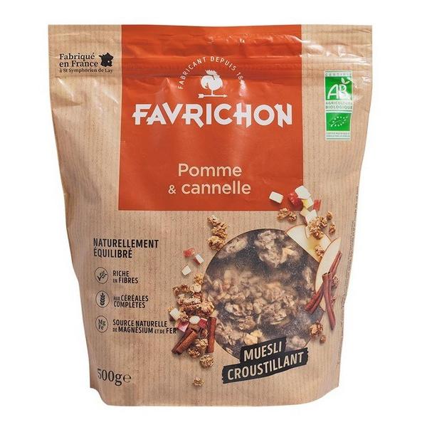 FAVRICHON MUESLI POMME & CANNELLE 500GR BF6