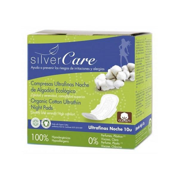 SILVER CARE SERVIETTES HYGIENIQUE NUIT 10U DB1