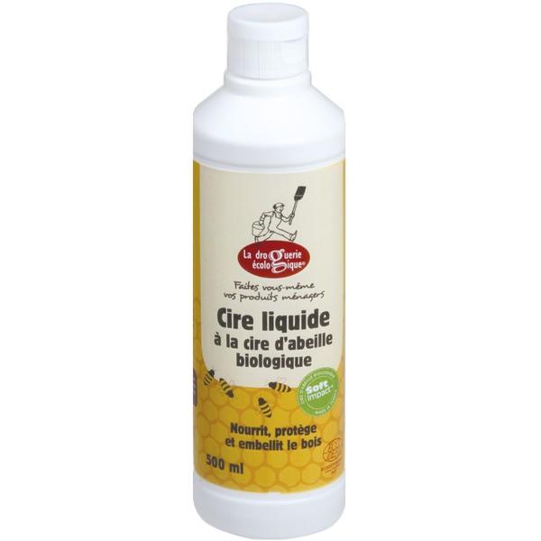 LA DROGUERIE ECOLOGIQUE CIRE LIQUIDE A LA CIRE D'ABEILLE 500ML MR6