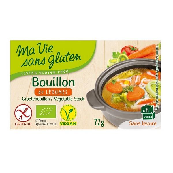 MA VIE SANS GLUTEN BOUILLON DE LEGUMES 8X9GR HY12