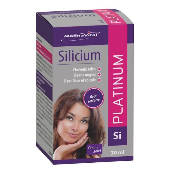 MANNAVITAL SILICIUM GOUT RENFORFÉ PLATINUM 30ML MV