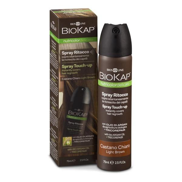 BIOKAP SPRAY RETOUCHE CHATAIN CLAIR 75ML NUTRICOLOR DELICATO MN