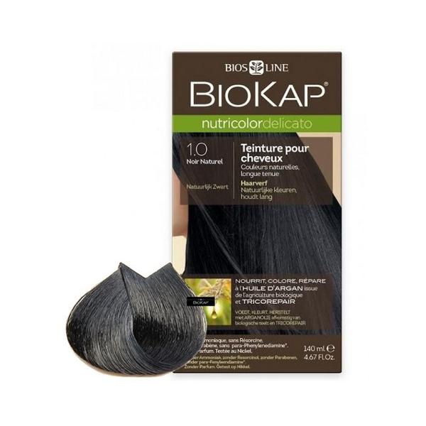 BIOKAP 1.0 NOIR NATUREL 140ML NUTRICOLOR DELICATO MN